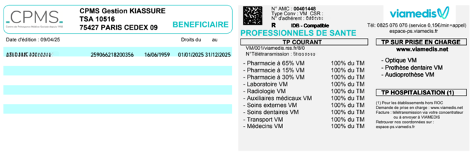 carte TP Kiassure